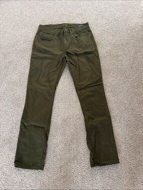 Polo by Ralph Lauren Olive Slim Straight Chinos